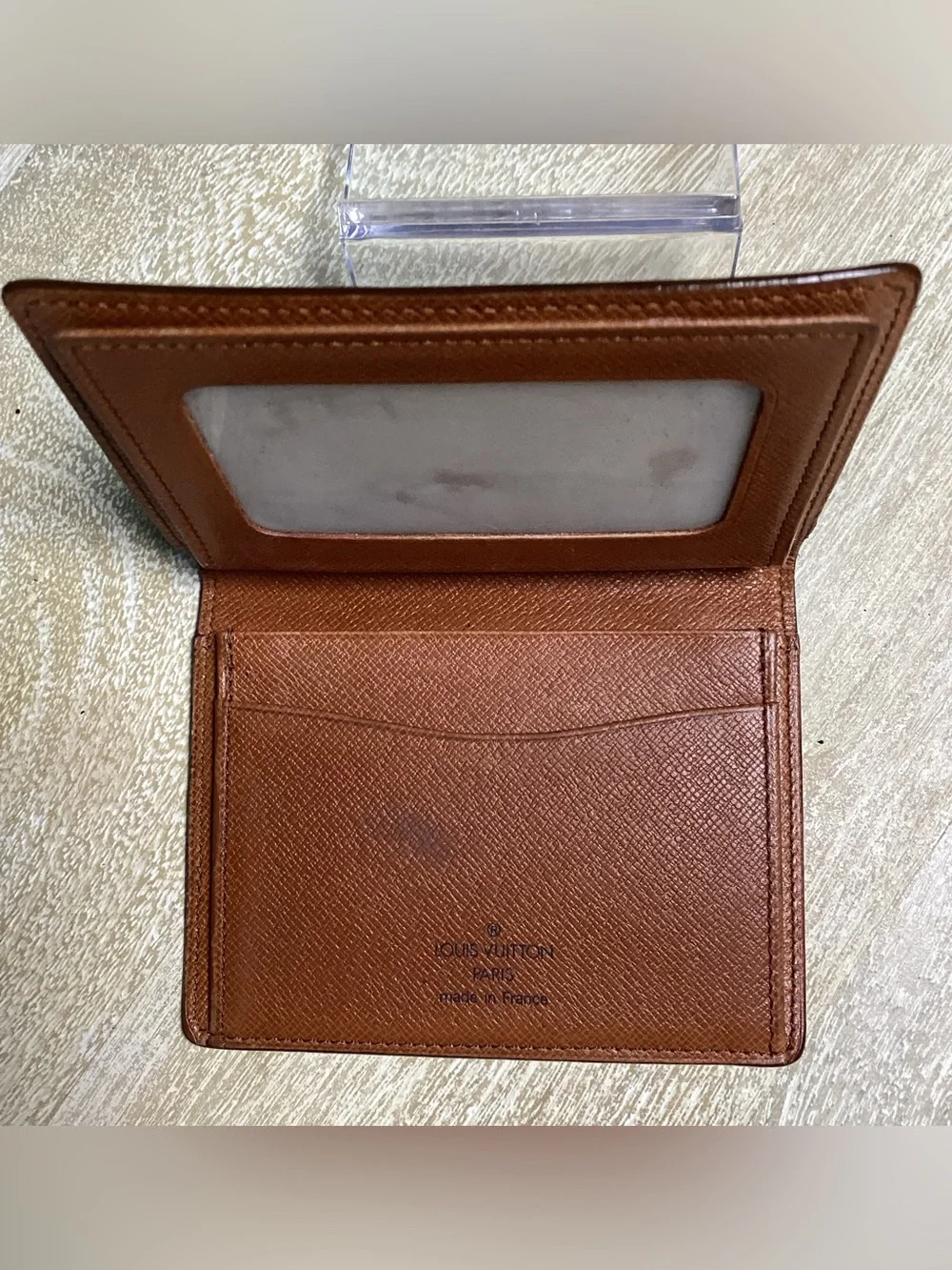 Authentic LOUIS VUITTON Monogram Japon Sangapur Pass Case/ Business Card Case